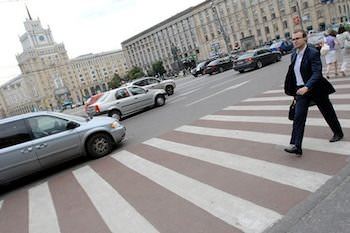 пешеходный переход в России